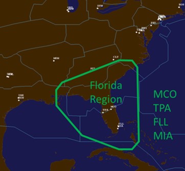 Florida Region Map