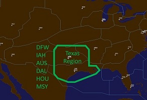 Texas Region Map